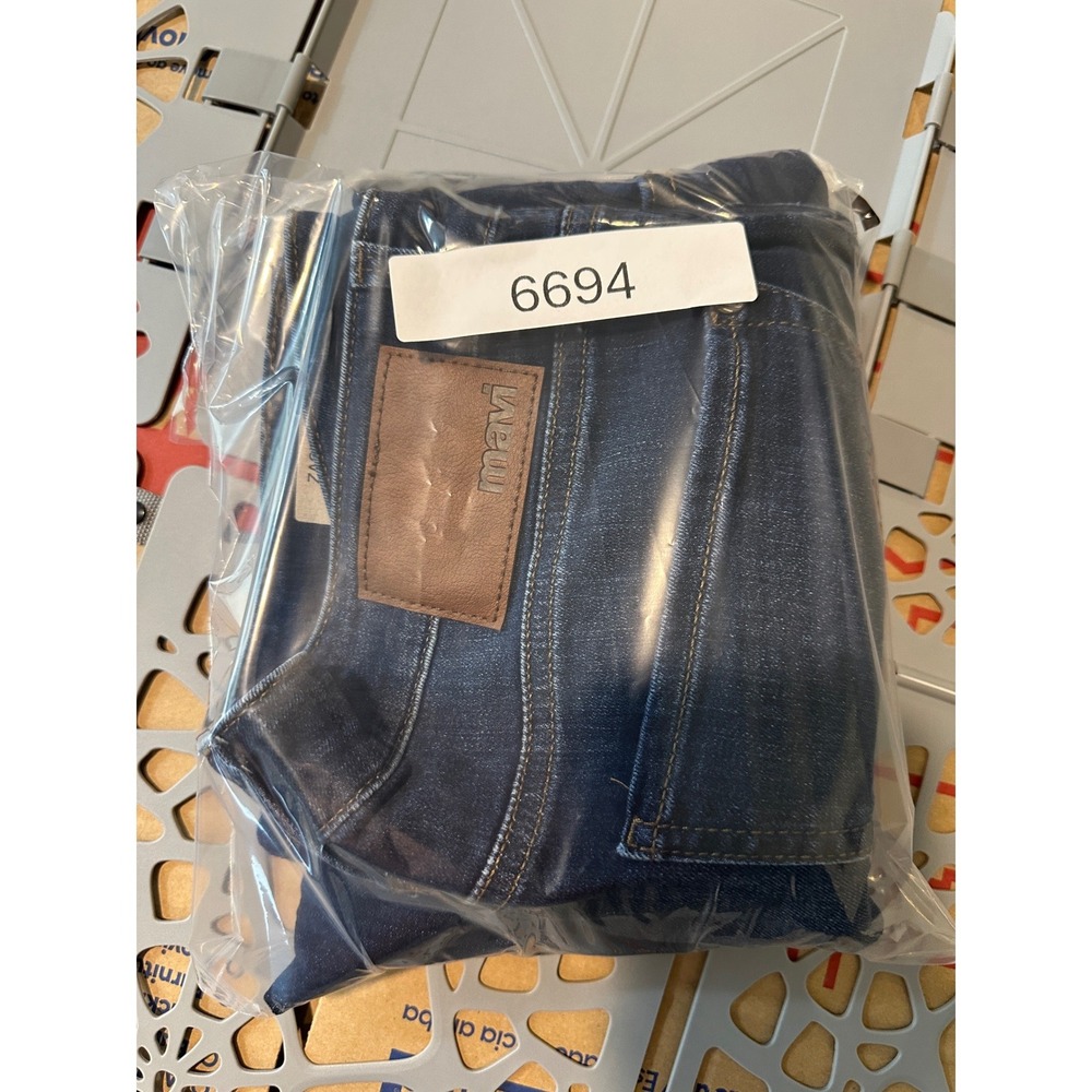 Mavi Zach Jeans Mens 32x32 Blue Straight Leg Stretch Denim (Fits 32x31) - Picture 12 of 12
